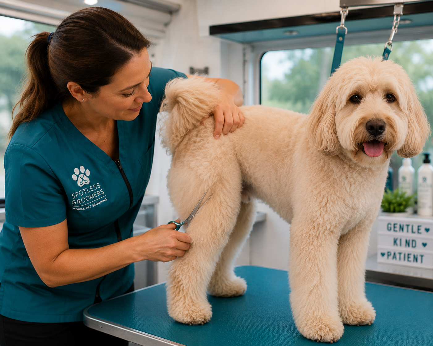 Professional breed-specific dog haircut — Spotless Groomers