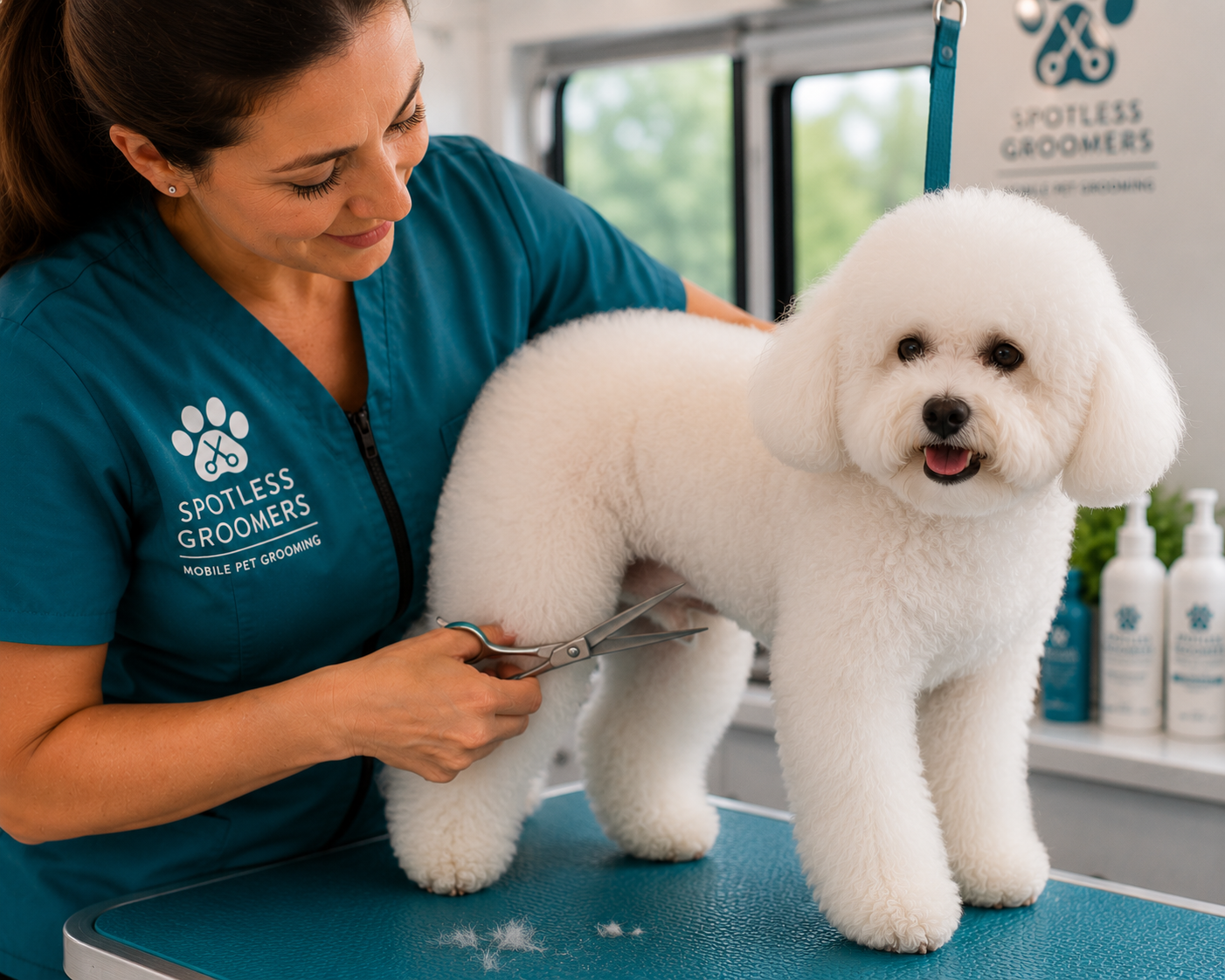 Sanitary trim dog grooming Lenexa KS