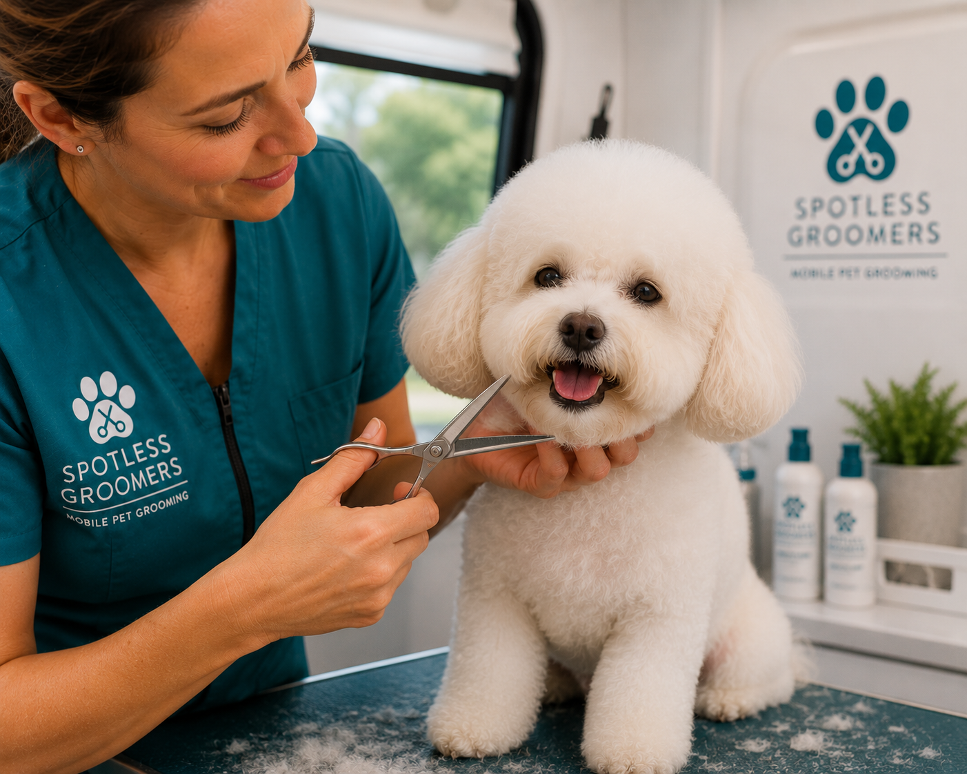 Face trim — Spotless Groomers
